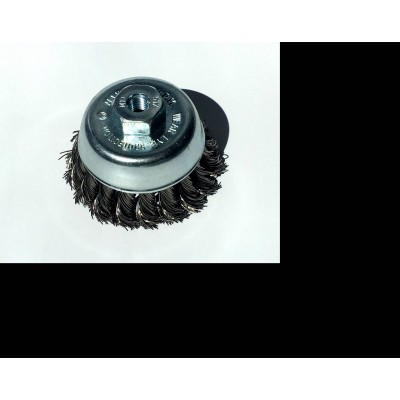 Knotted Twist Cup Brush--heavy Duty