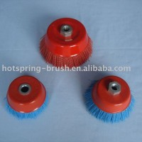 abrasive nylon cup brush