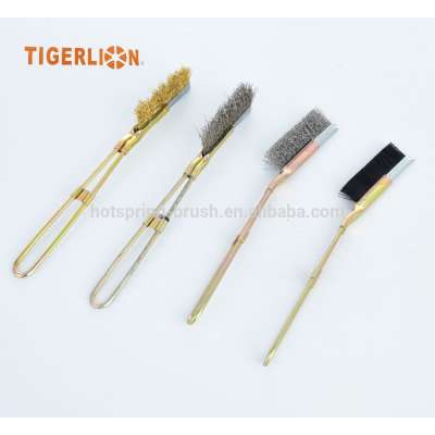 industrial steel handle mini brush for polishing